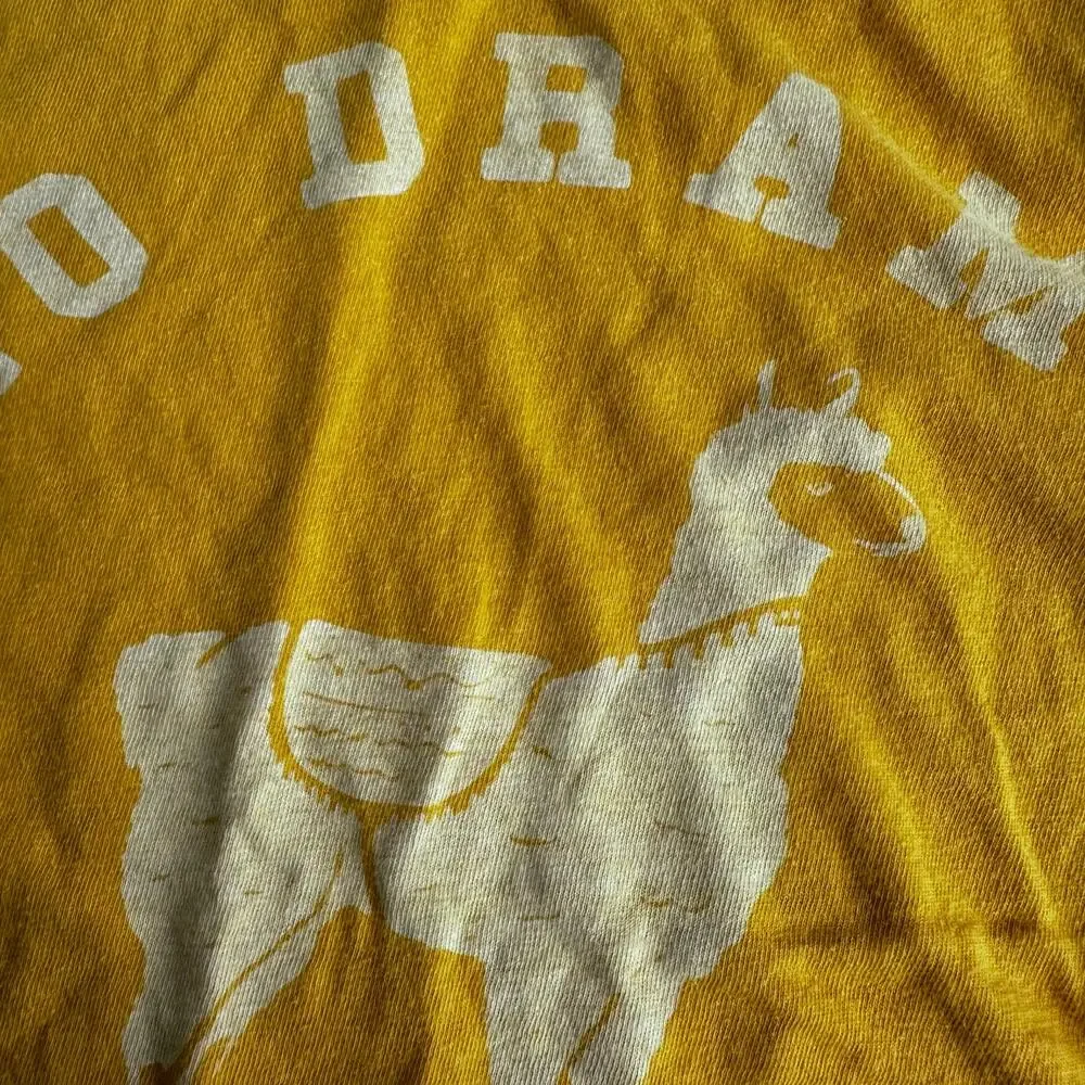 Old Navy Girls No Drama Llama Tee - Size Large
